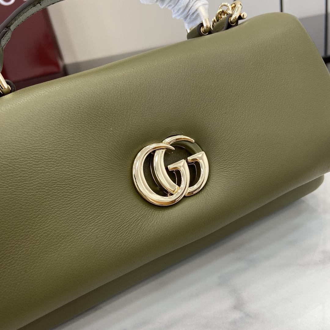 Gucci GG Milano Mini Top Handle Bag - FashionPlug