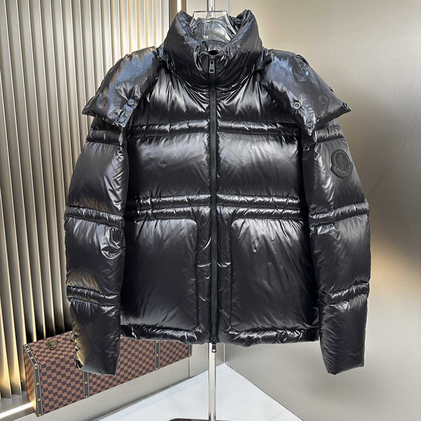 Moncler Thuban Nylon Laquè Down Jacket - FashionPlug