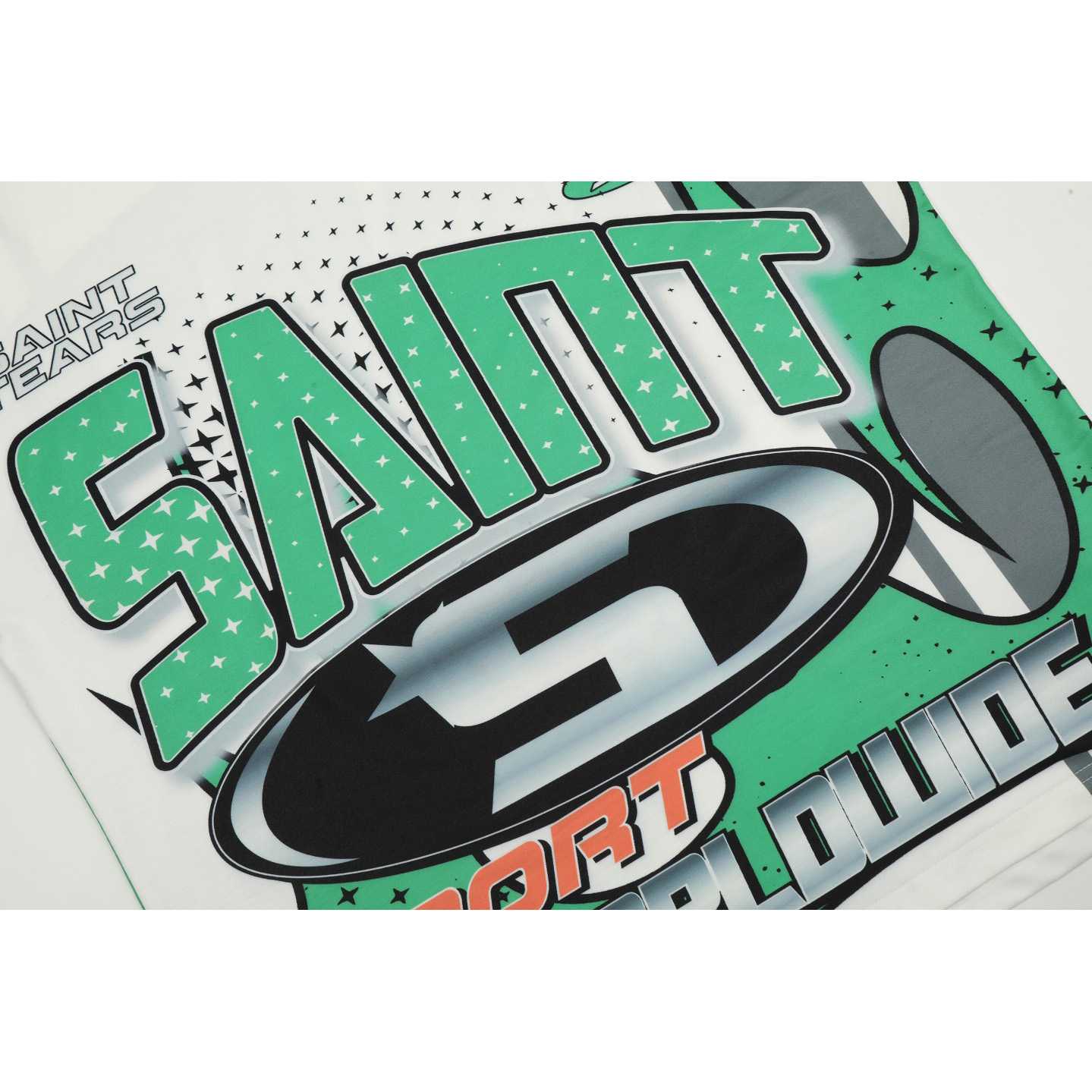 Saint Michael Printed Long Sleeve T-Shirt - FashionPlug