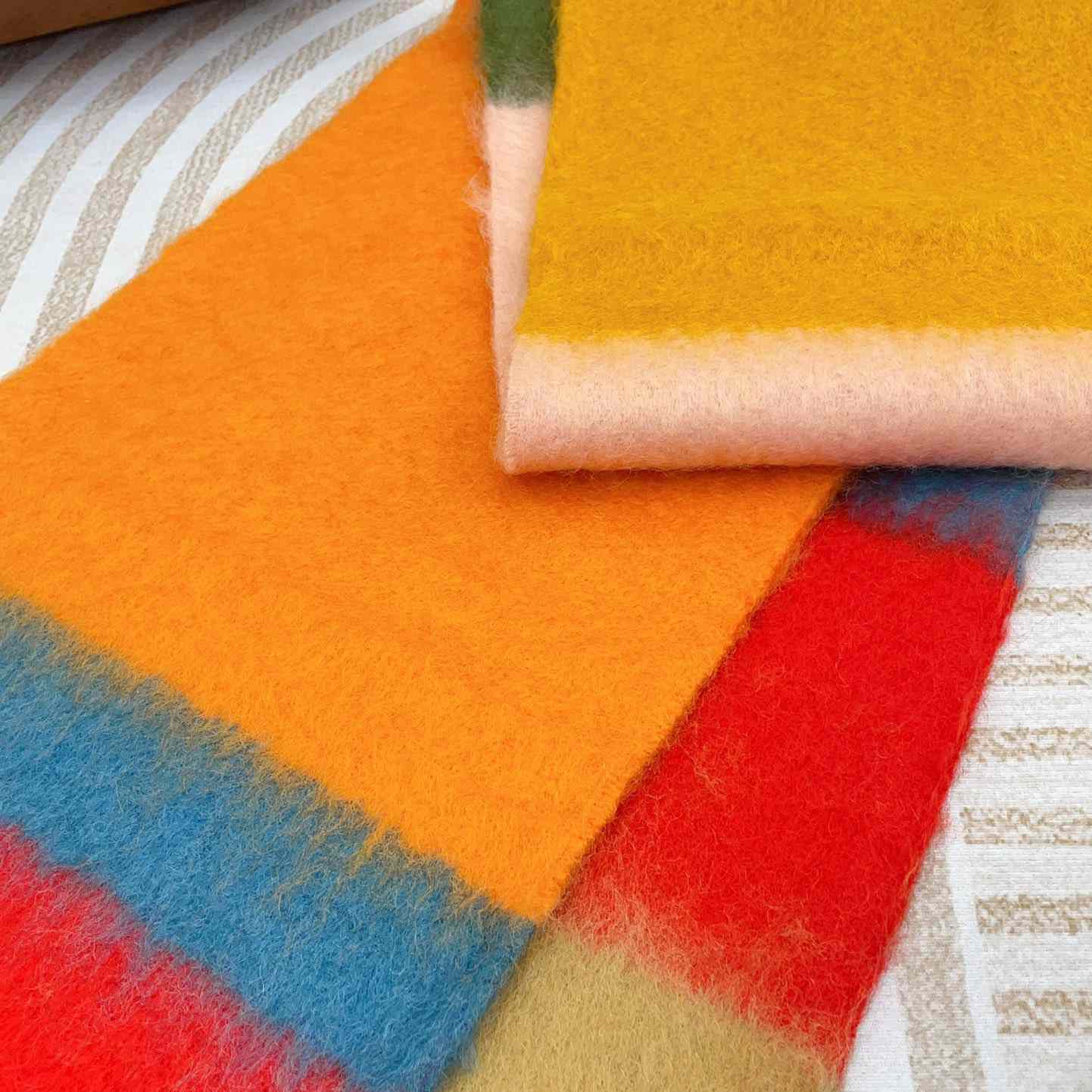 Loewe Scarf In Mohair And Wool - FashionPlug