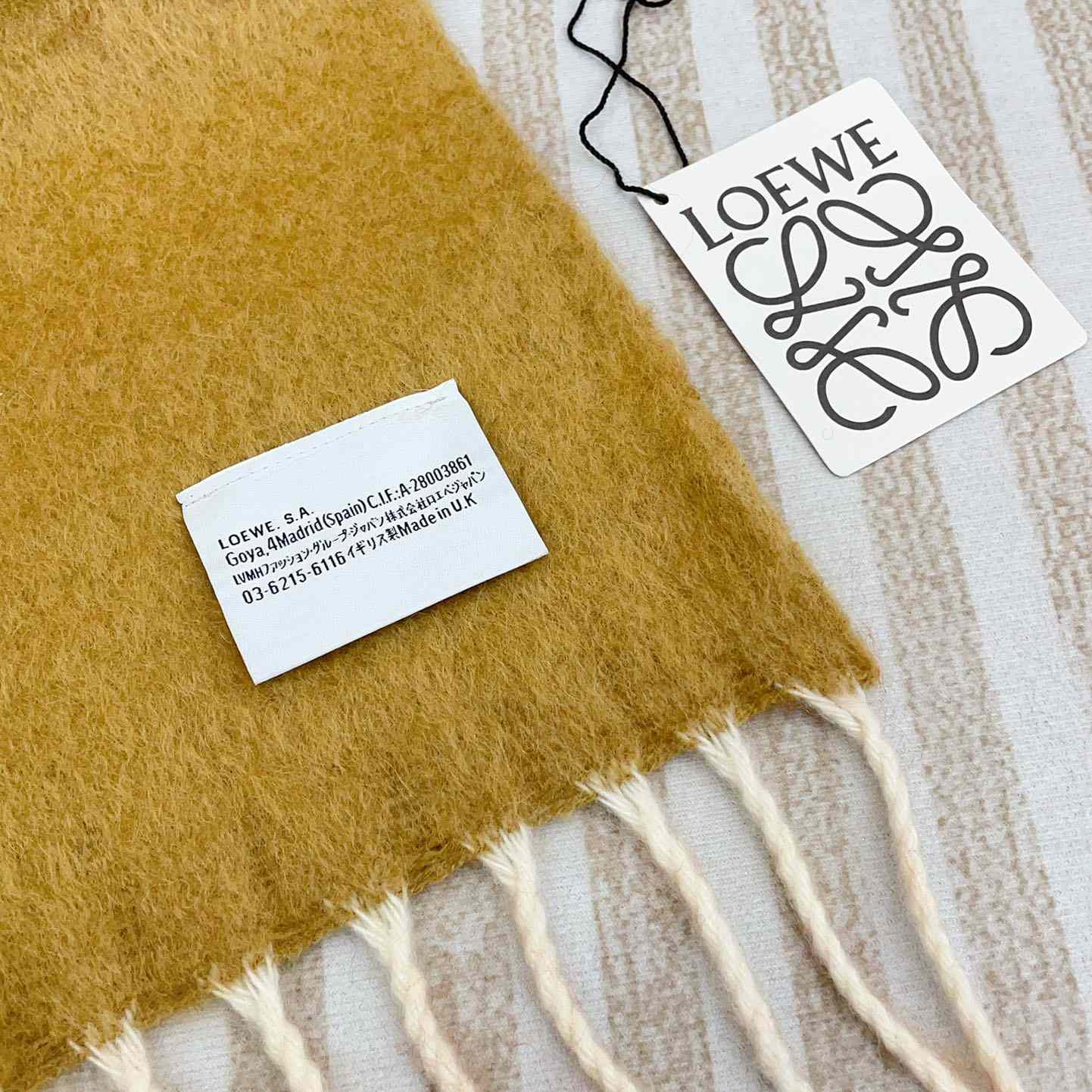 Loewe Scarf In Mohair And Wool - FashionPlug
