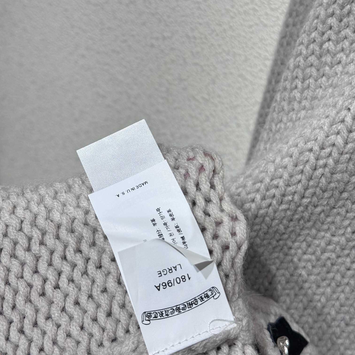 Chrome Hearts Cashmere Cemetery Knit Crewneck - FashionPlug