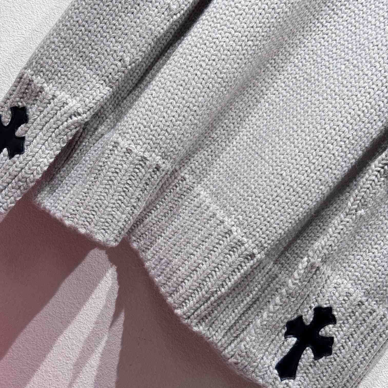 Chrome Hearts Cashmere Cemetery Knit Crewneck - FashionPlug