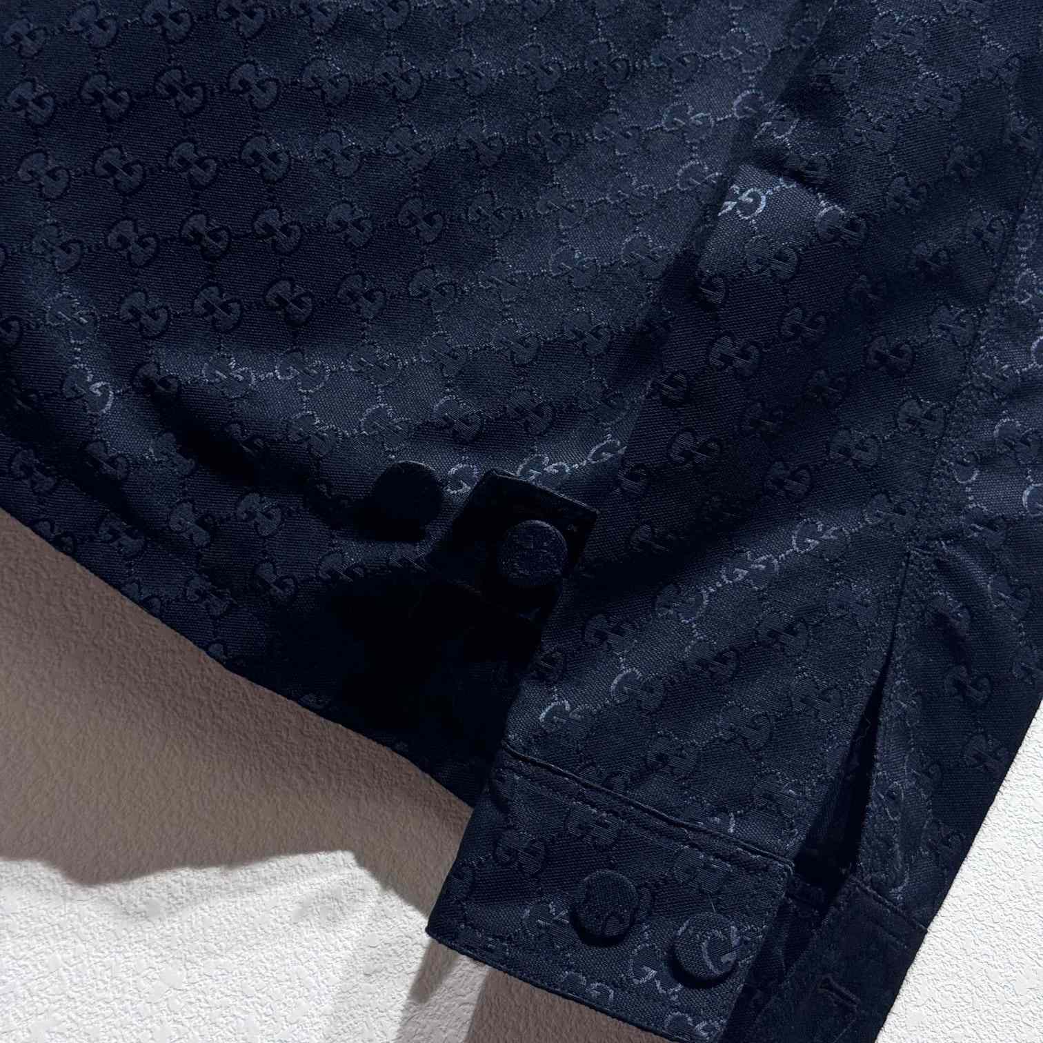 Gucci GG Mixed Cotton Jacket - FashionPlug