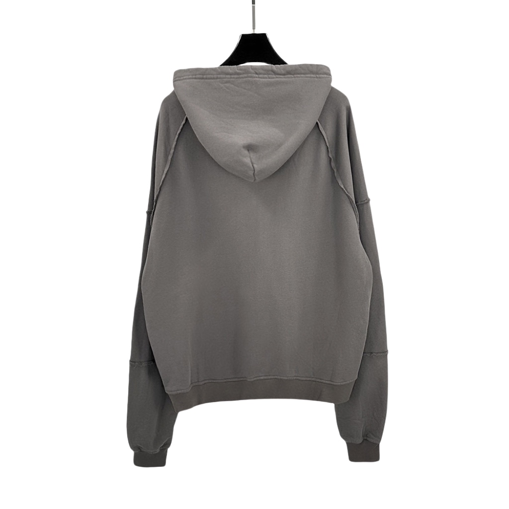 Rick Owens Cotton Zip-up Hoodie - FashionPlug