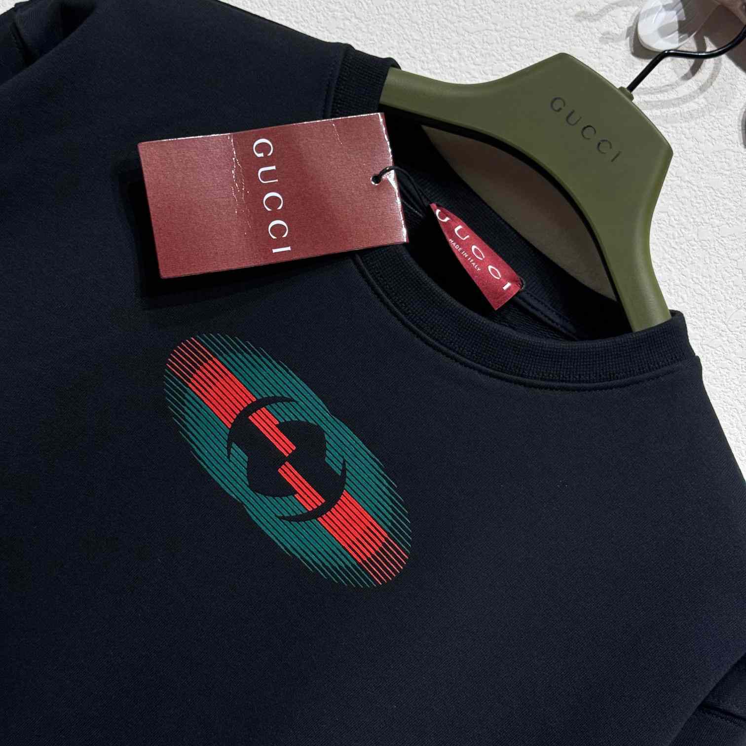 Gucci Cotton Sweatshirt With Logo - FashionPlug