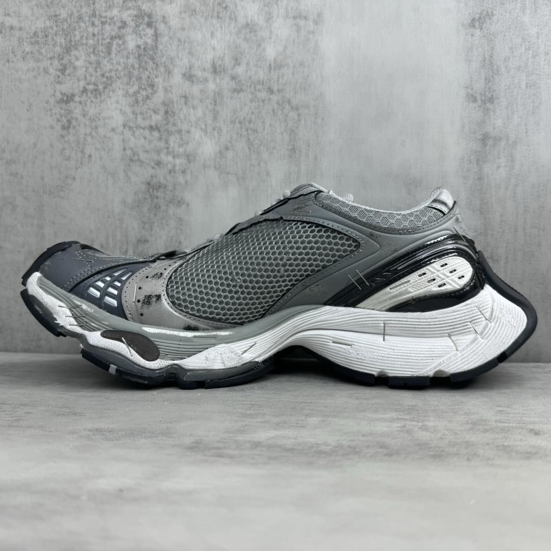 Balenciaga Stapler Sneaker In Beige/grey  - FashionPlug