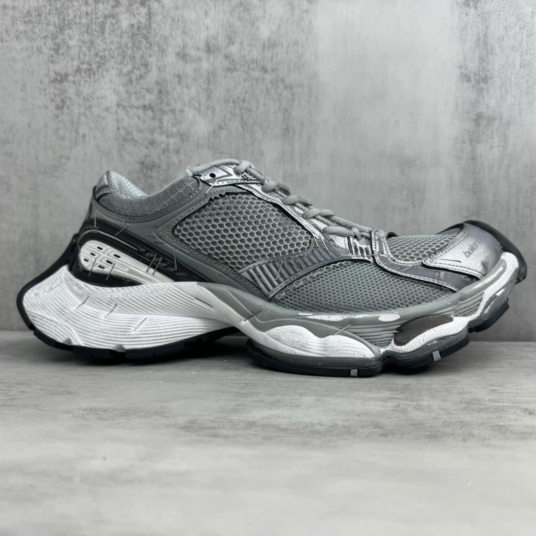 Balenciaga Stapler Sneaker In Beige/grey  - FashionPlug