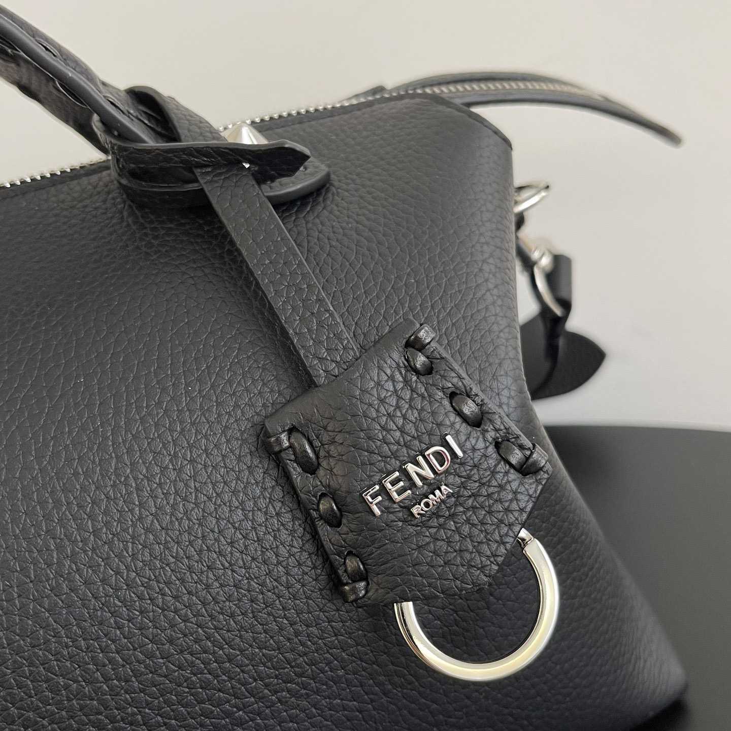 Fendi By The Way Selleria Medium Selleria Bag With 192 Hand-sewn Topstitches - FashionPlug
