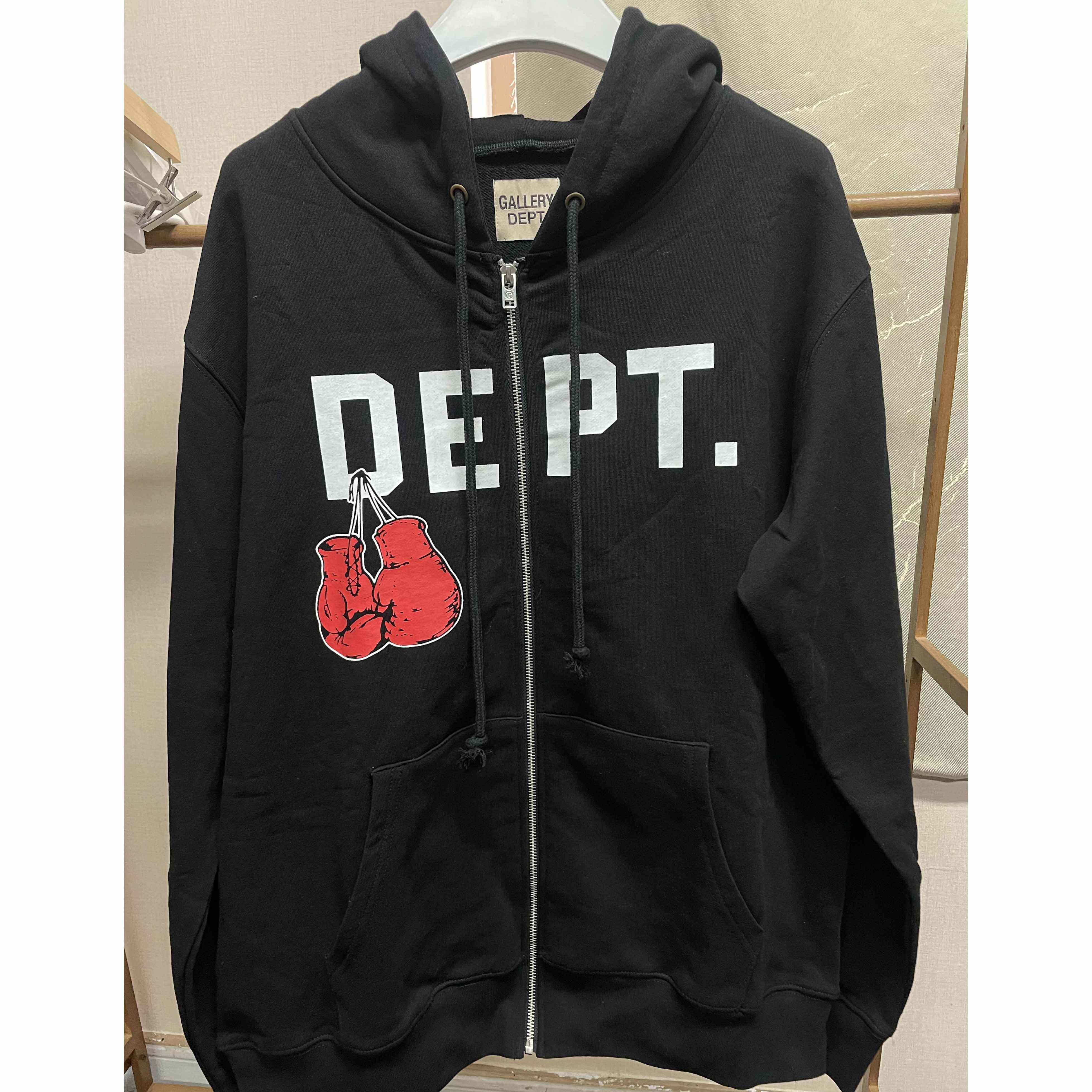 Gallery Dept. Boxing Merch Zip Hoodie - FashionPlug