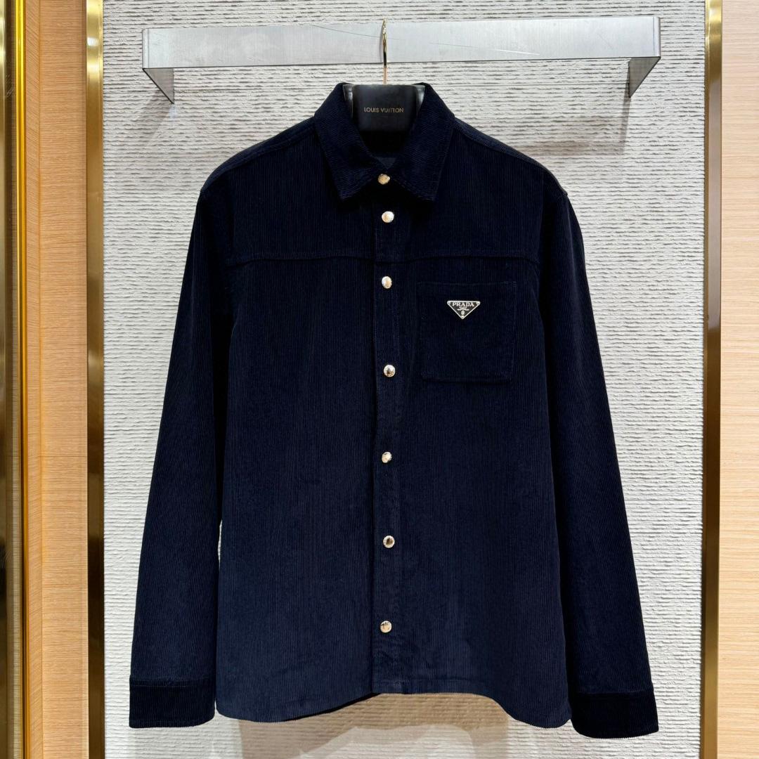 Prada Corduroy Shirt - FashionPlug