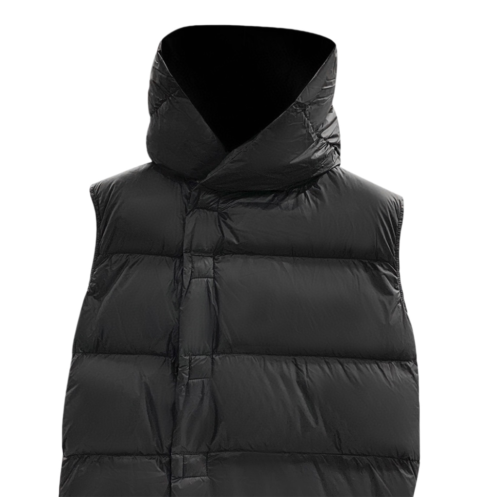 Rick Owens Women's Black Liner Down Jacket - FashionPlug