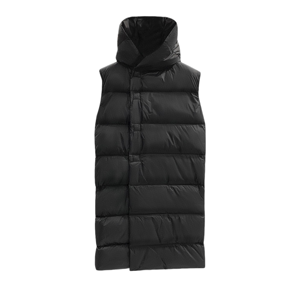 Rick Owens Women's Black Liner Down Jacket - FashionPlug