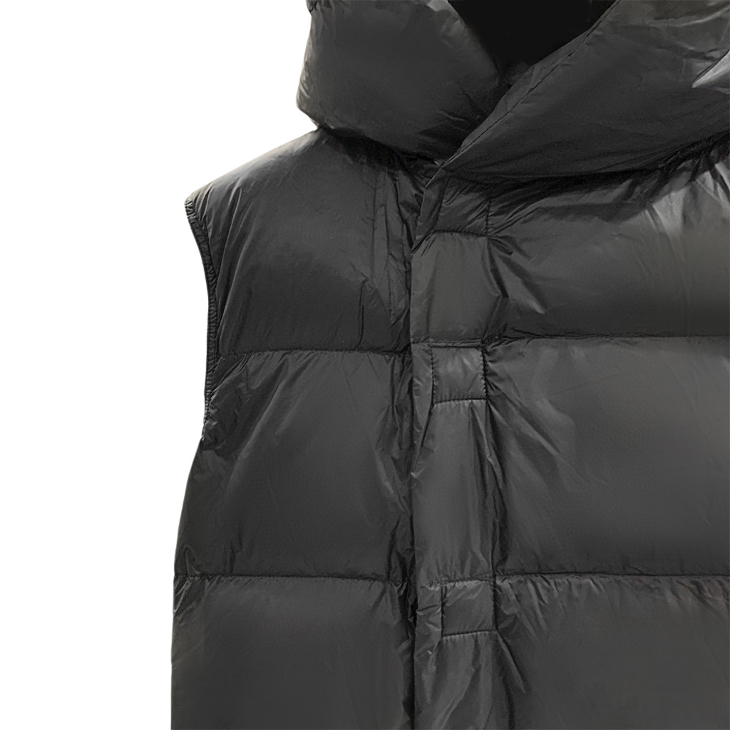 Rick Owens Women's Black Liner Down Jacket - FashionPlug
