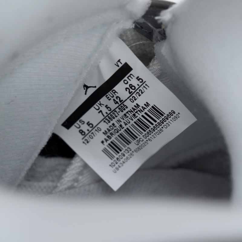 Air Jordan 5 Retro 'Wolf Grey' Sneakers     136027-005  - FashionPlug