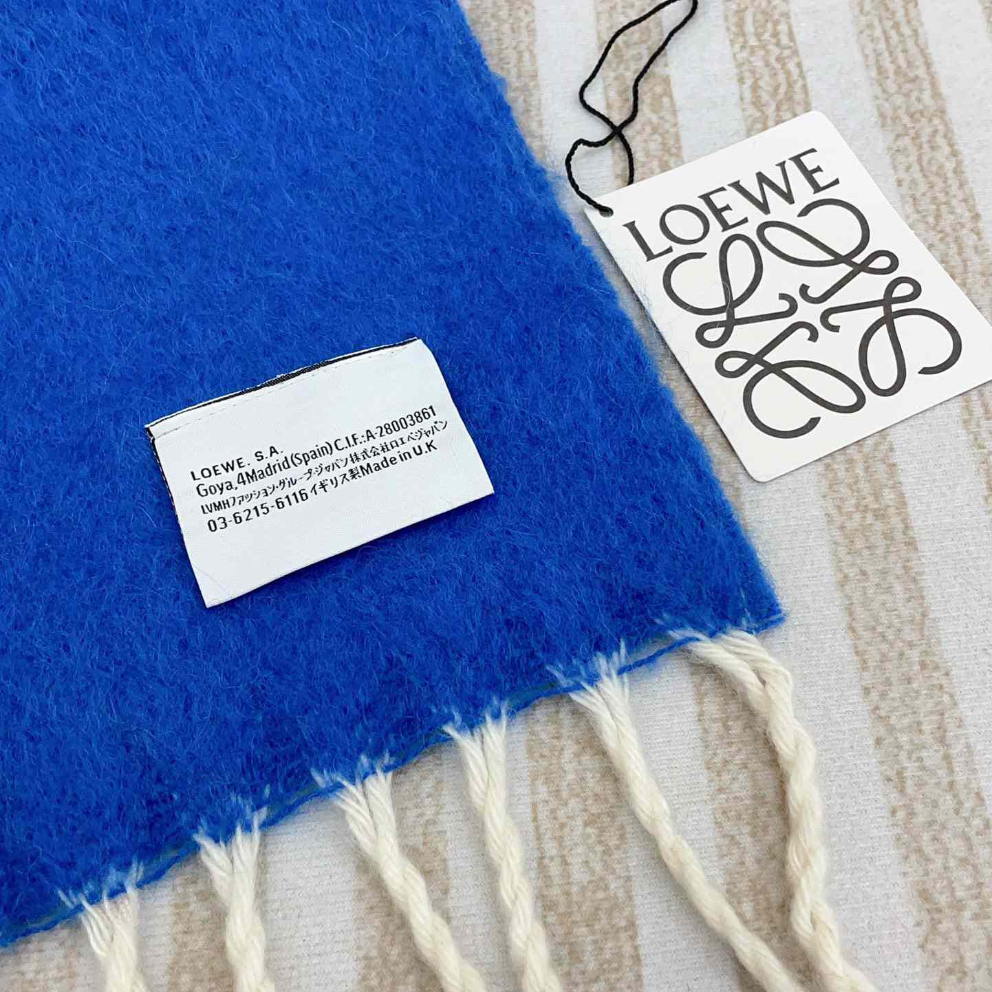 Loewe Scarf In Mohair And Wool - FashionPlug