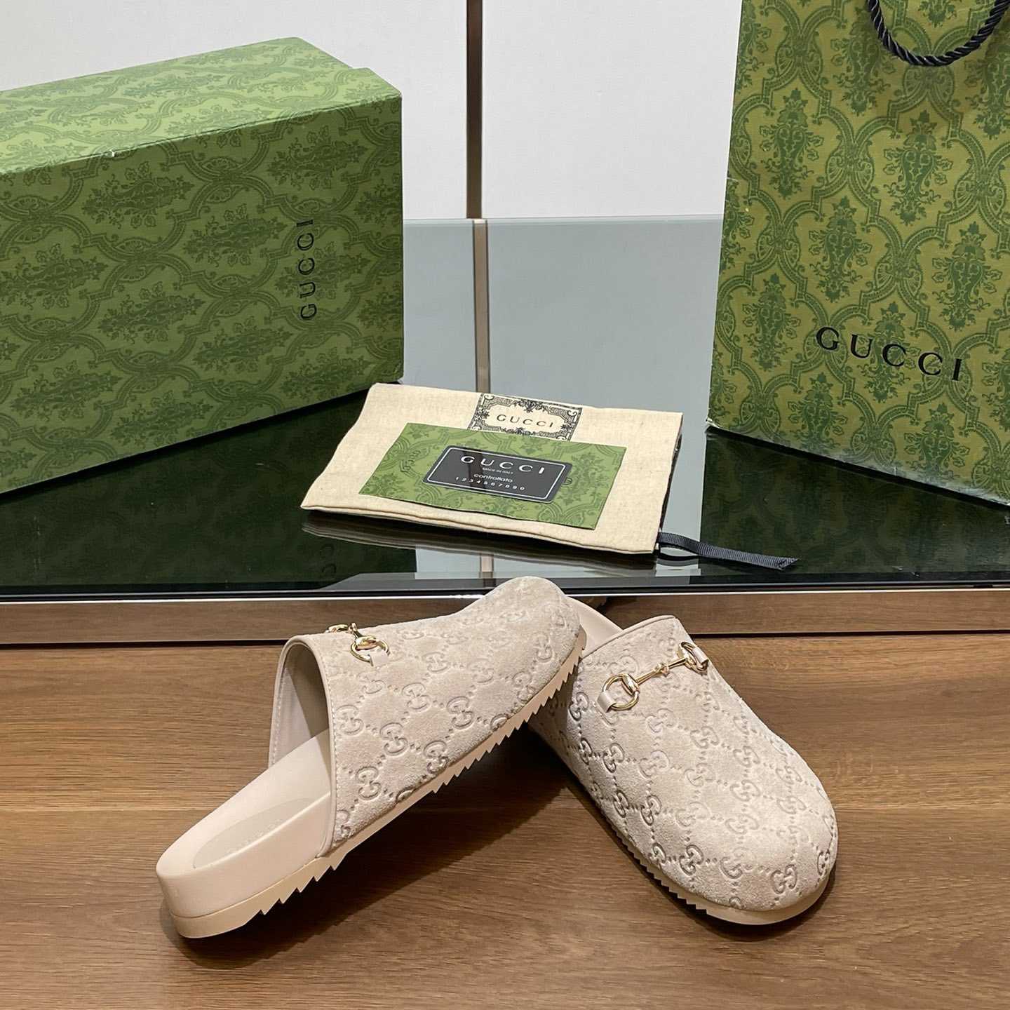 Gucci Women's Horsebit Slipper - FashionPlug