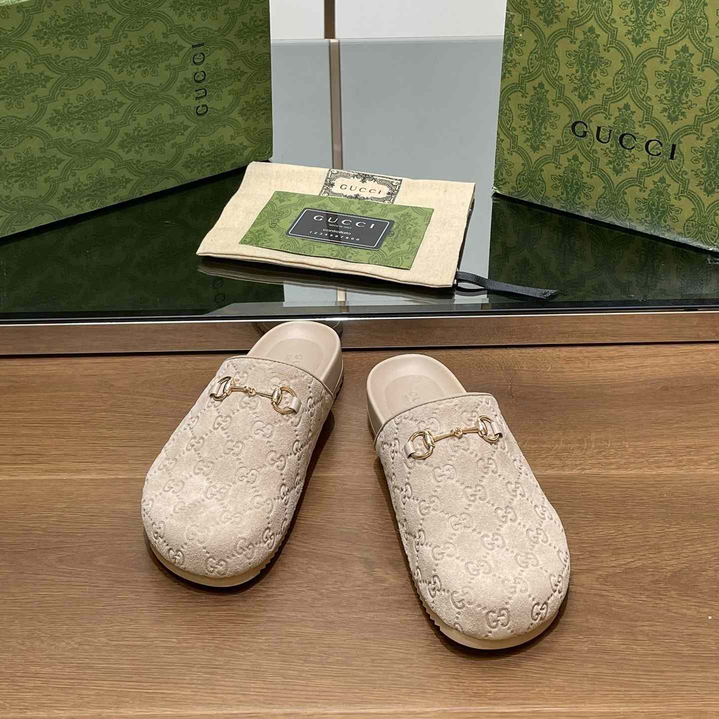 Gucci Women's Horsebit Slipper - FashionPlug