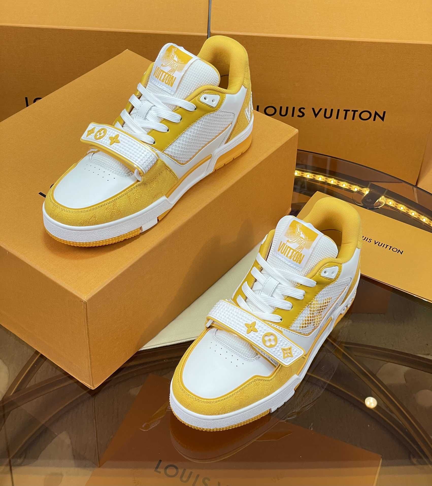 Louis Vuitton LV Trainer Sneaker     - FashionPlug