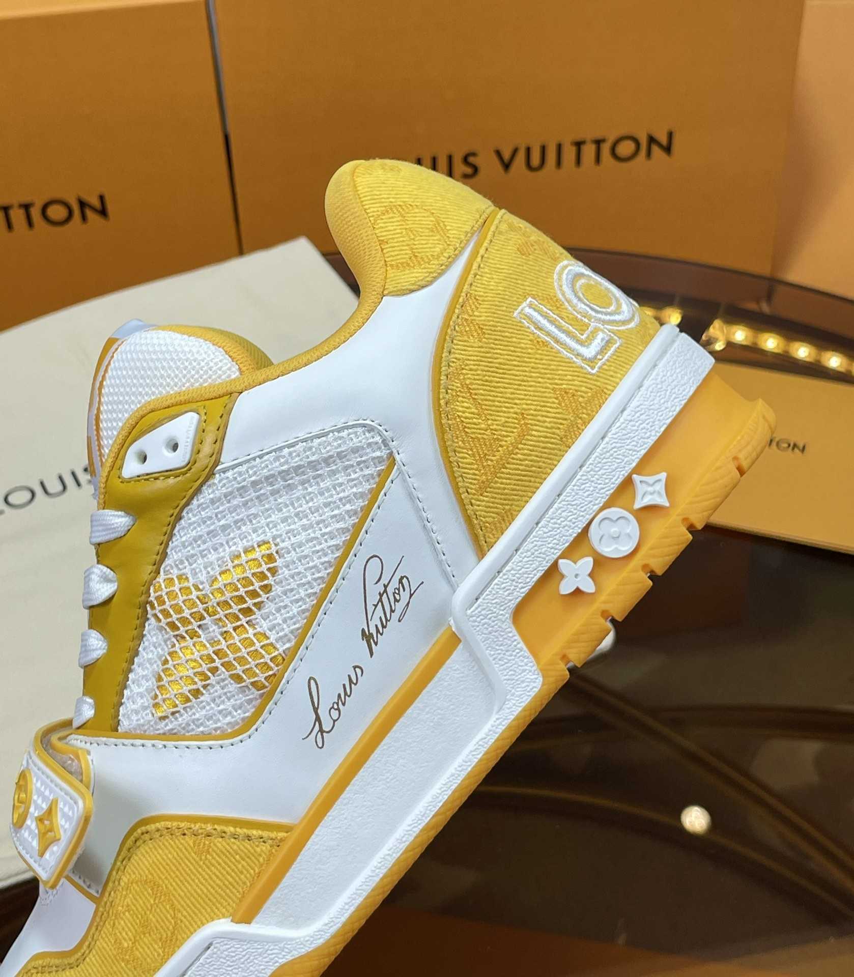 Louis Vuitton LV Trainer Sneaker     - FashionPlug