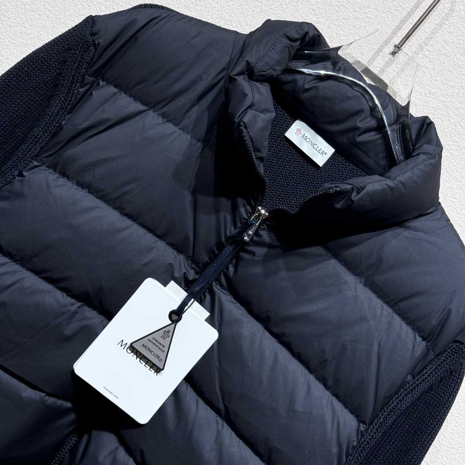 Moncler Padded Cotton Cardigan - FashionPlug
