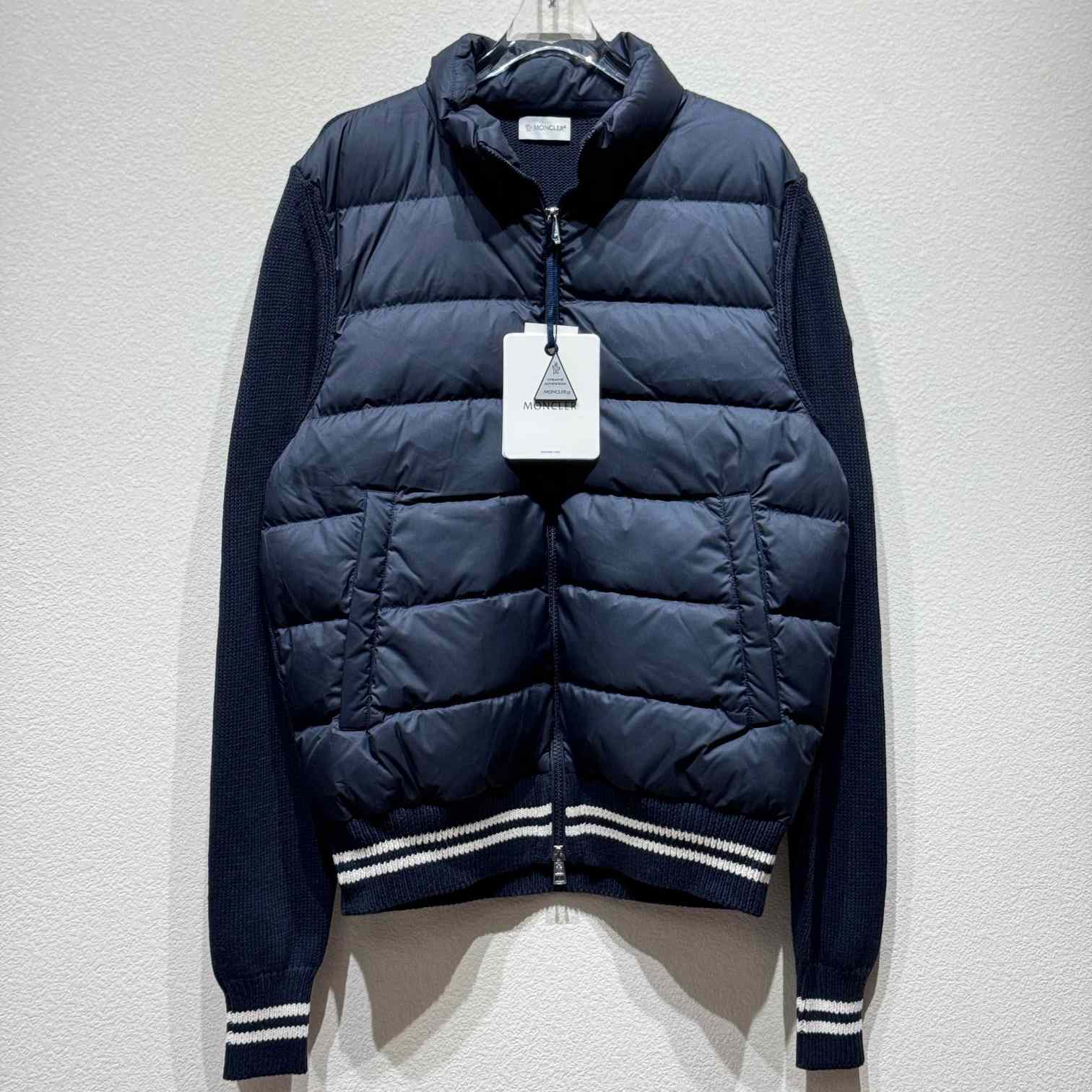 Moncler Padded Cotton Cardigan - FashionPlug
