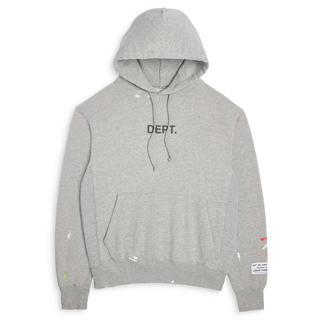 Gallery Dept.  Logo Painted Remke Hoodie - FashionPlug