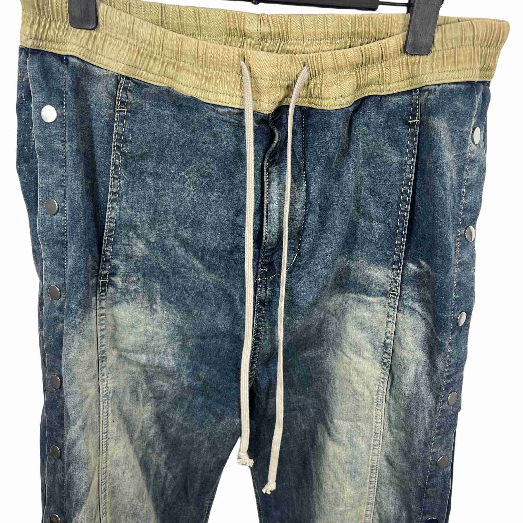 Rick Owens DRKSHDW Denim Hustler Pusher Pants - FashionPlug
