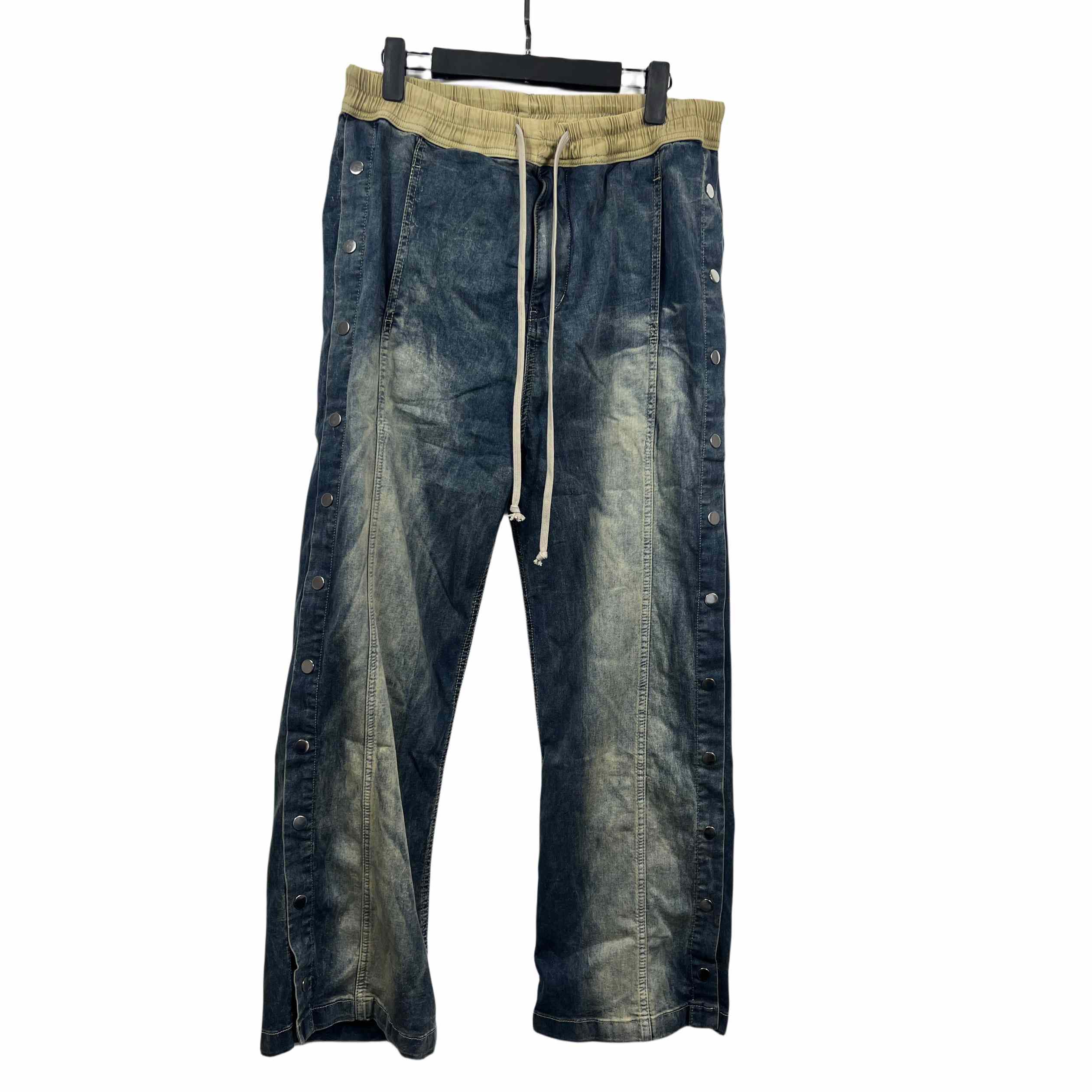 Rick Owens DRKSHDW Denim Hustler Pusher Pants - FashionPlug