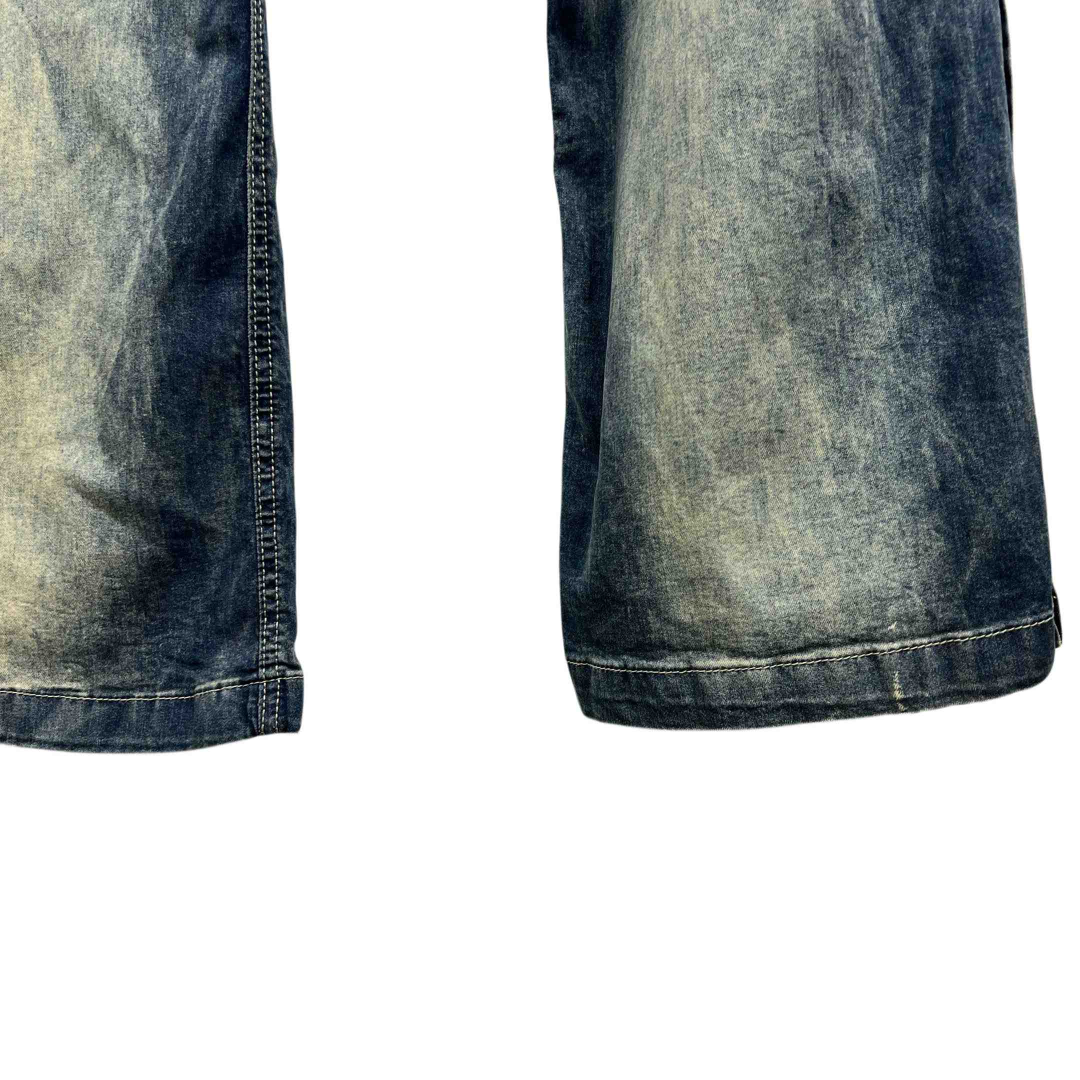Rick Owens DRKSHDW Denim Hustler Pusher Pants - FashionPlug