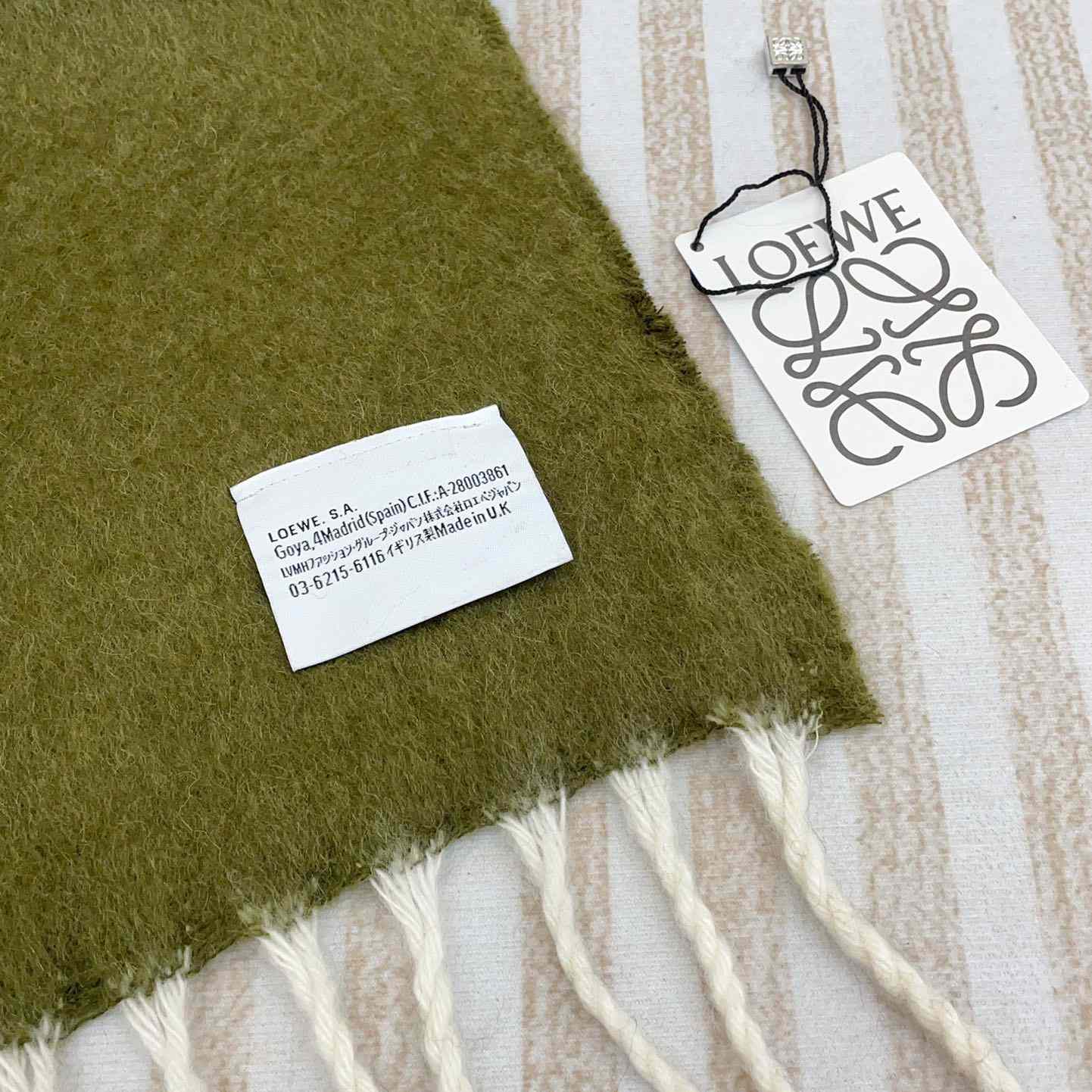 Loewe Scarf In Mohair And Wool - FashionPlug