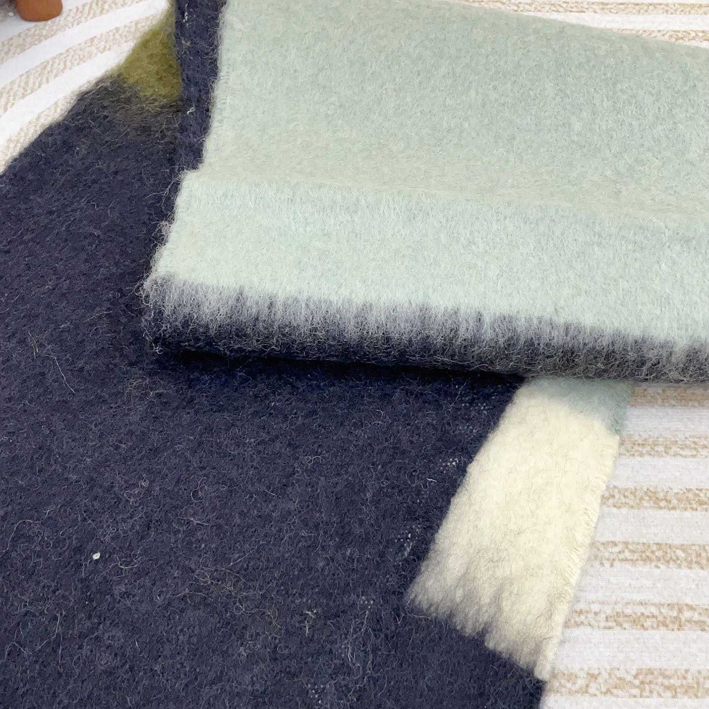 Loewe Scarf In Mohair And Wool - FashionPlug
