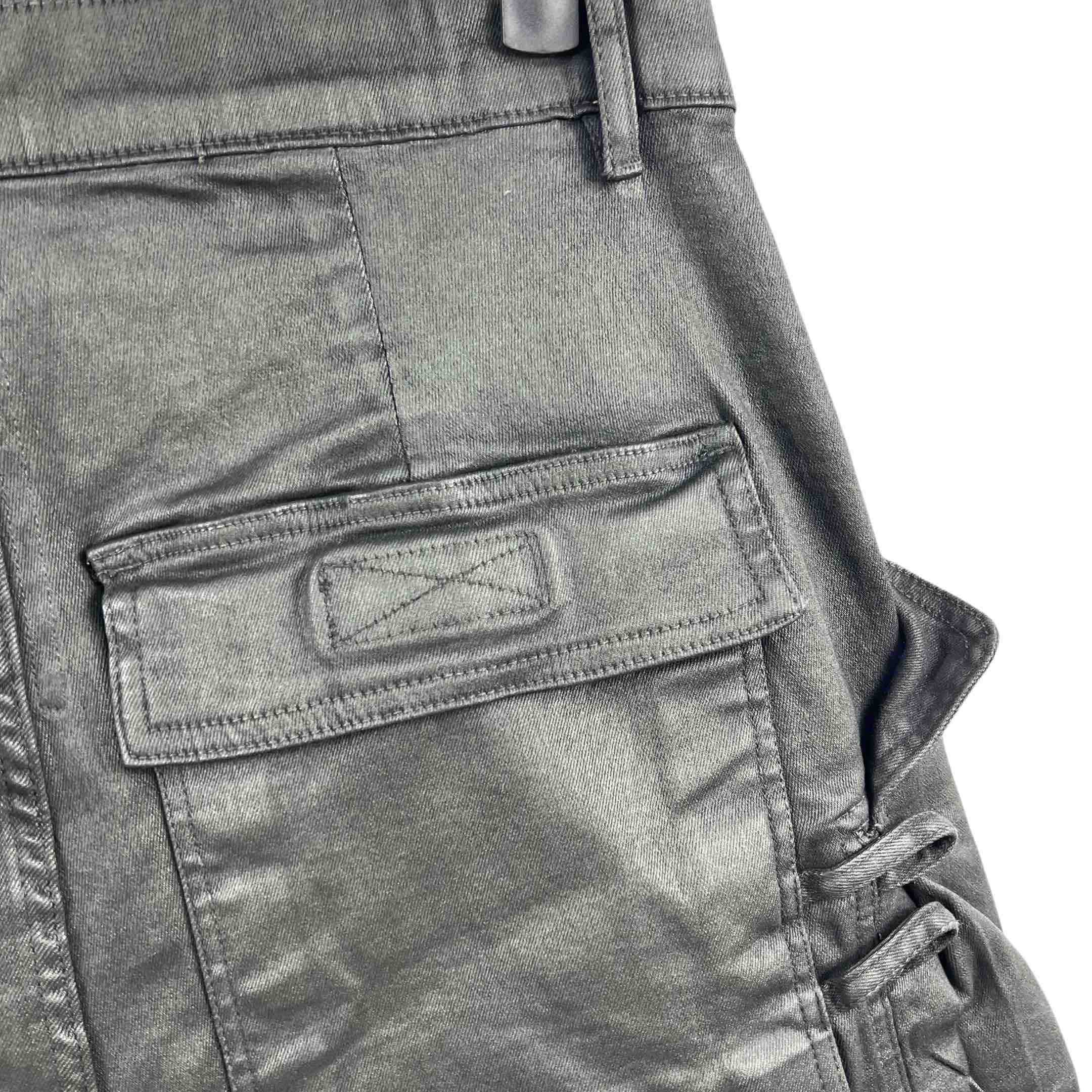 Rick Owens 'stefan' Denim Cargo Shorts - FashionPlug