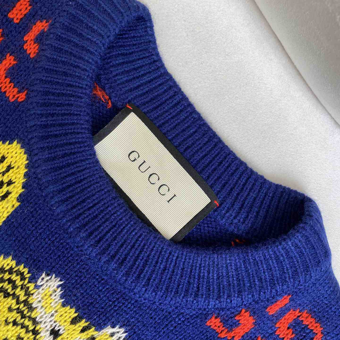 Gucci Freya Hartas Gg Animal Wool Sweater - FashionPlug