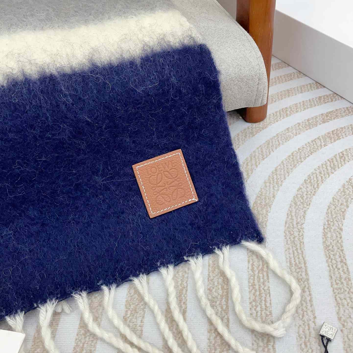 Loewe Scarf In Mohair And Wool - FashionPlug