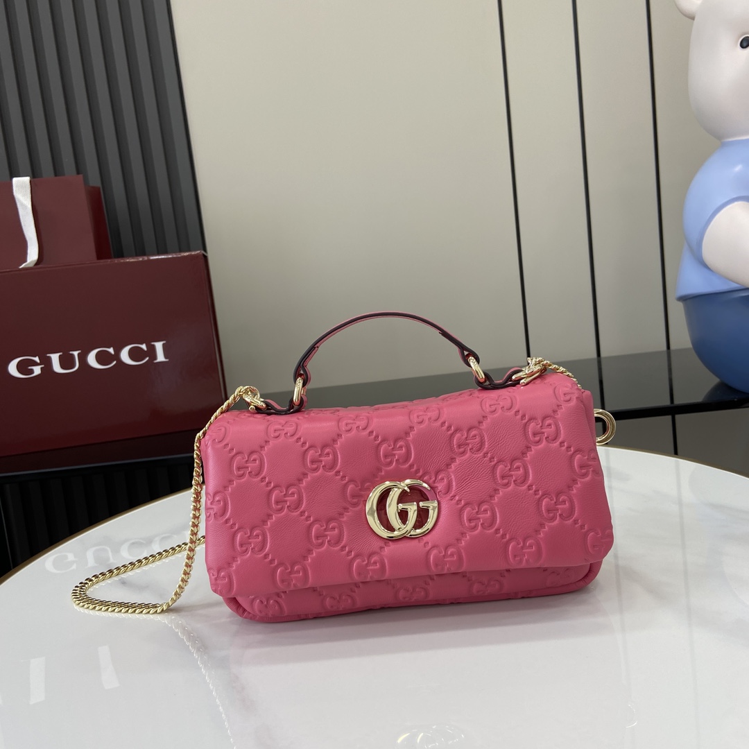 Gucci GG Milano Mini Top Handle Bag - FashionPlug