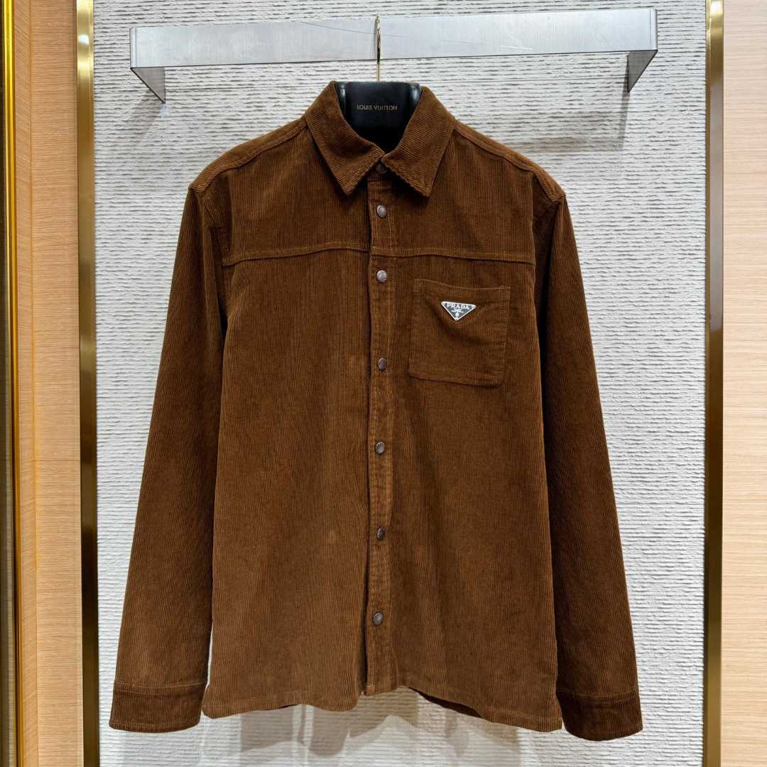 Prada Corduroy Shirt - FashionPlug
