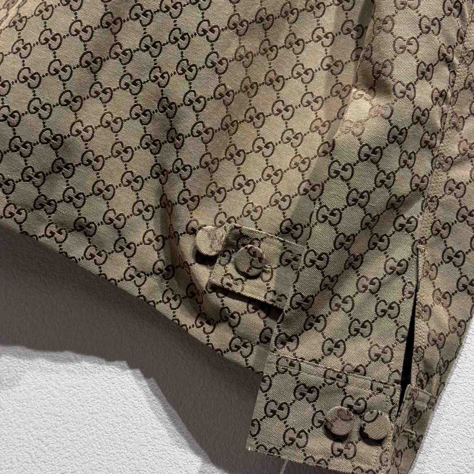 Gucci GG Mixed Cotton Jacket - FashionPlug