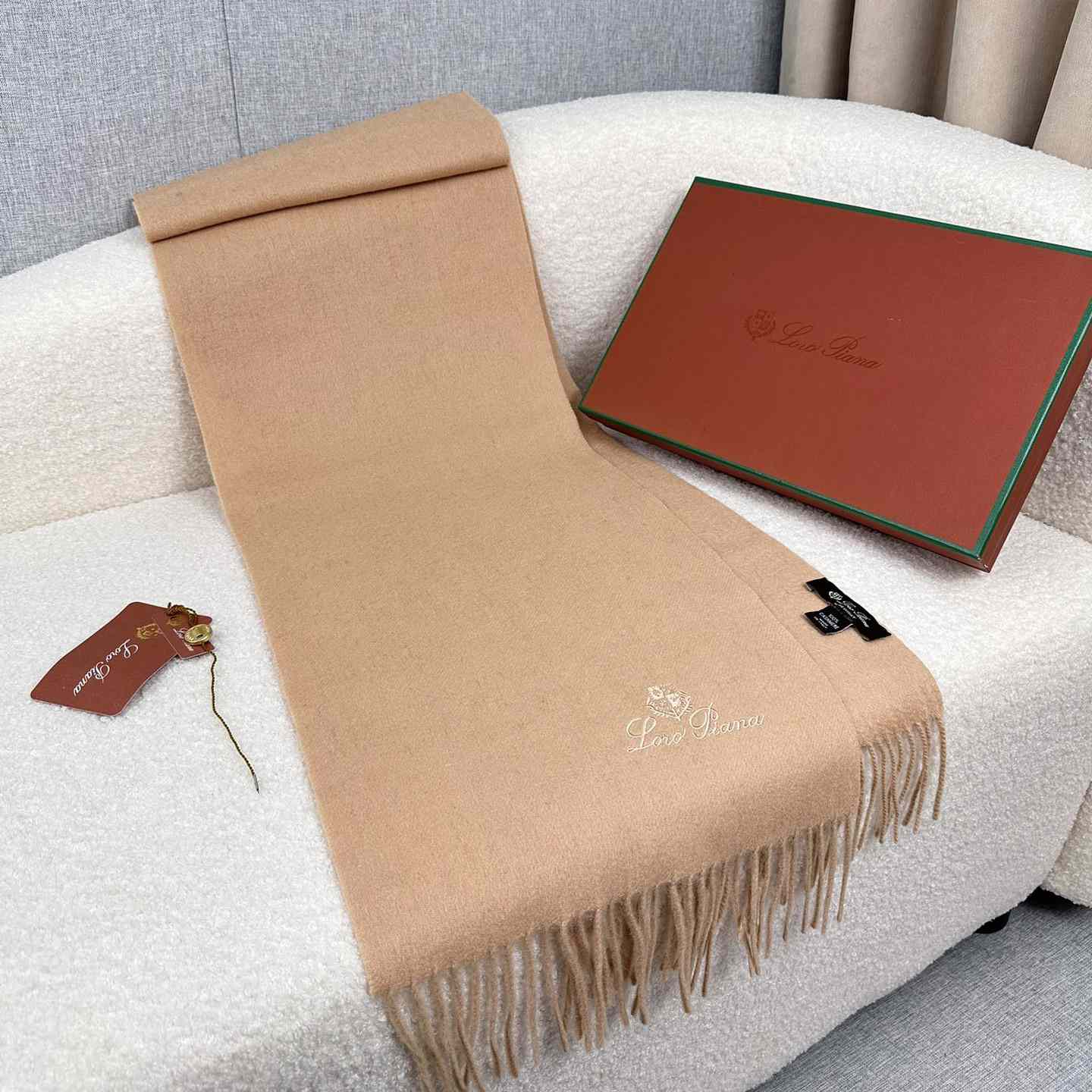 Loro Piana Grande Unita Scarf - FashionPlug