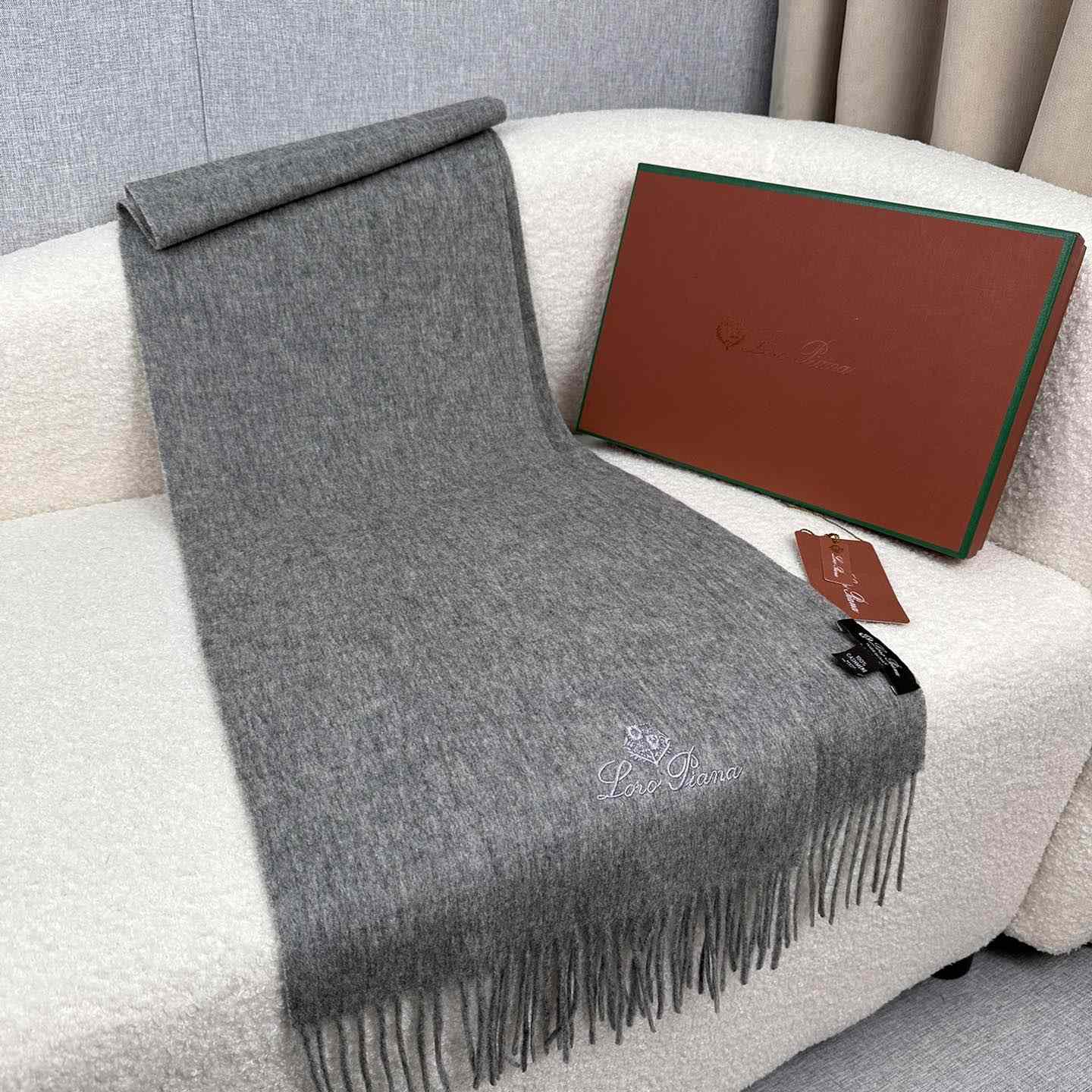 Loro Piana Grande Unita Scarf - FashionPlug