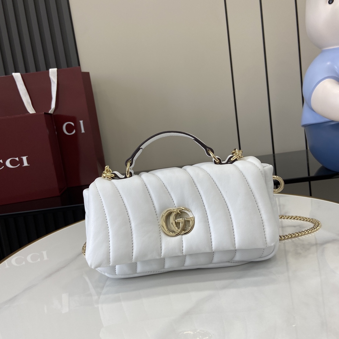 Gucci GG Milano Mini Top Handle Bag - FashionPlug
