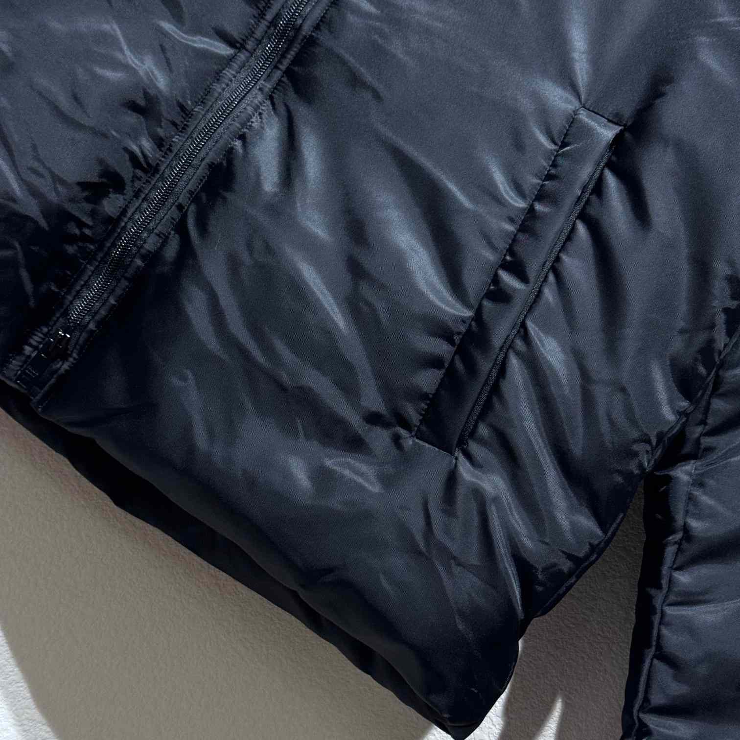 Prada Cropped Re-Nylon Down Jacket - FashionPlug