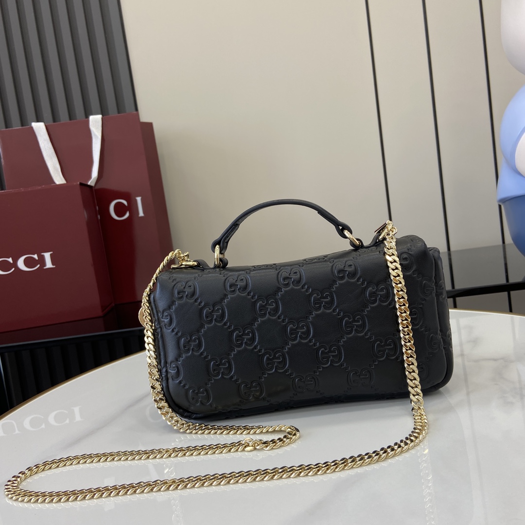 Gucci GG Milano Mini Top Handle Bag - FashionPlug