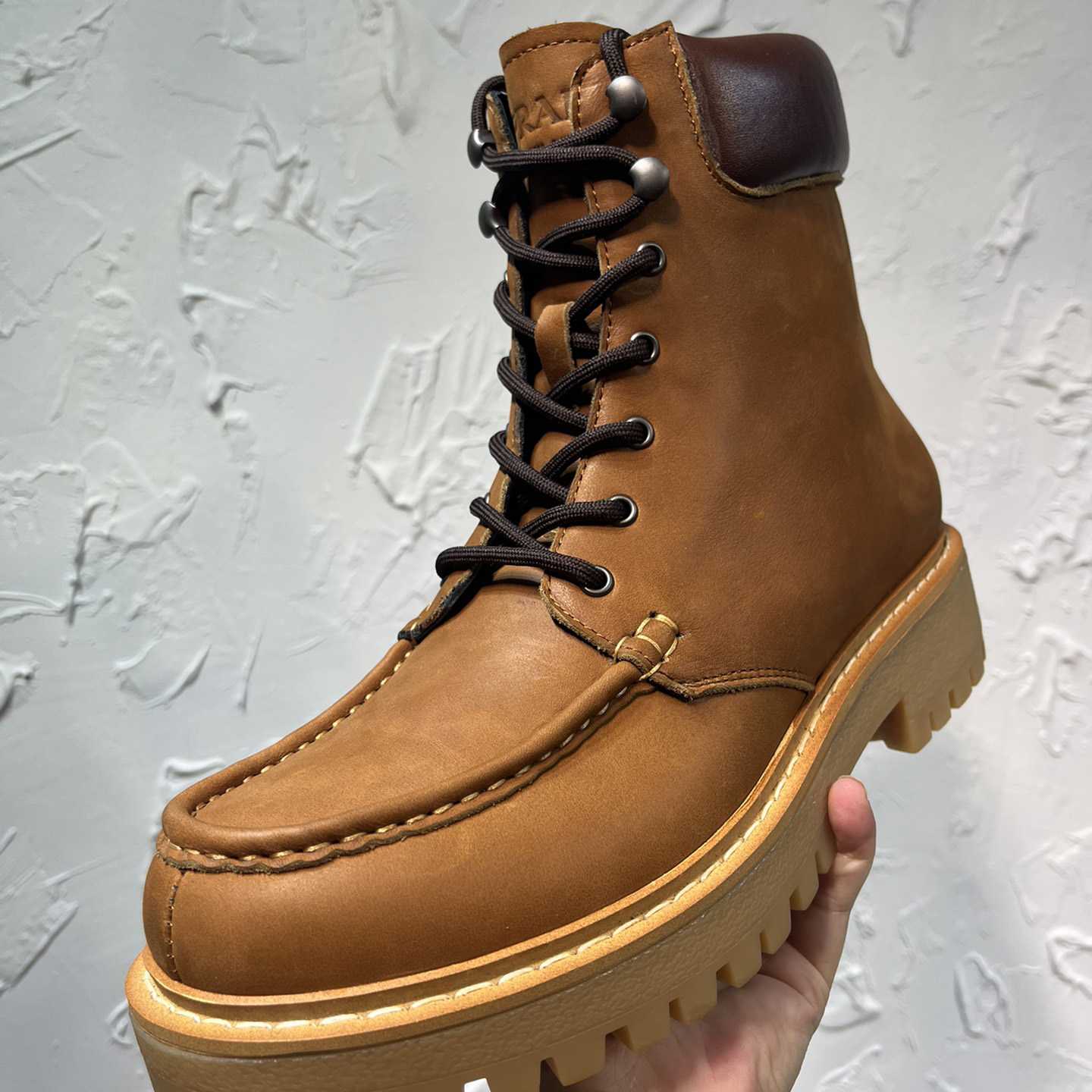 Prada Lug-sole Leather Boots - FashionPlug
