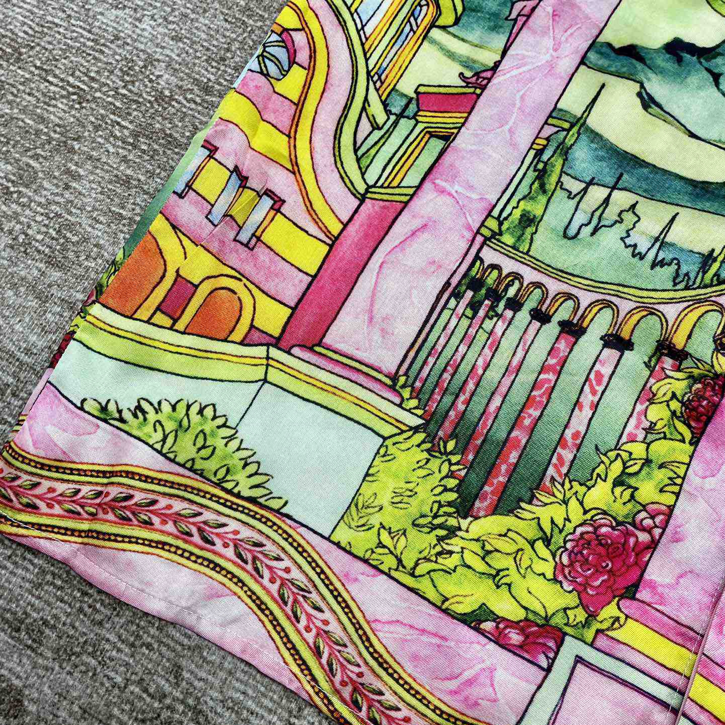 Casablanca - Le Jardin Ideal-print shirt      CA3496 - FashionPlug