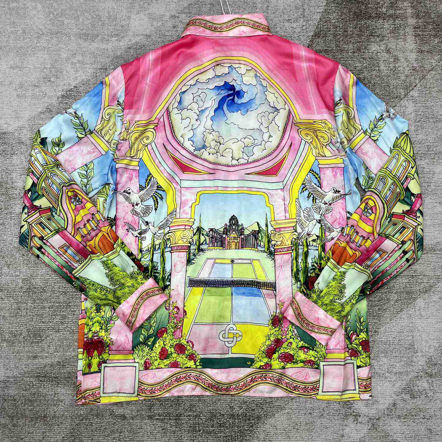 Casablanca - Le Jardin Ideal-print shirt      CA3496 - FashionPlug