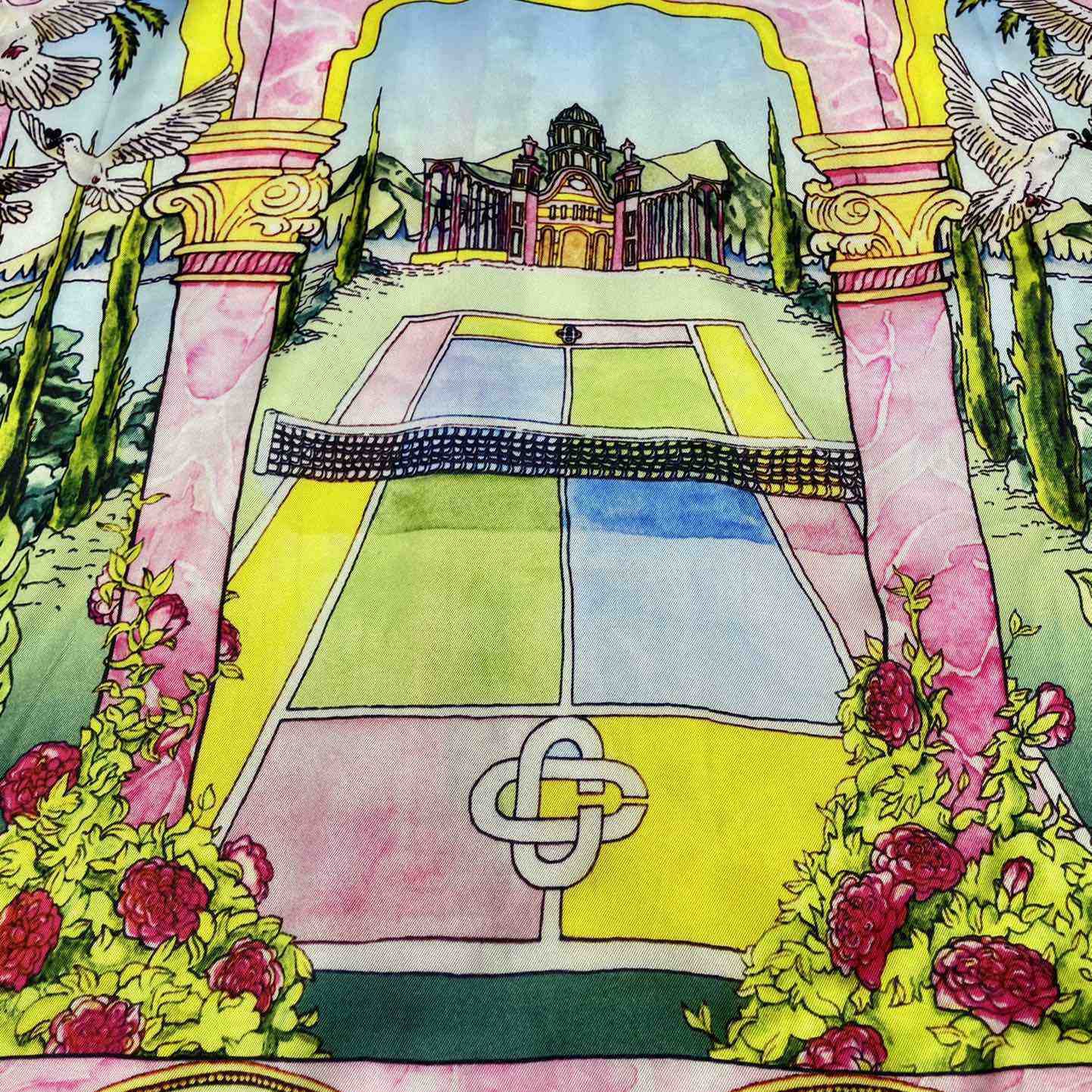 Casablanca - Le Jardin Ideal-print shirt      CA3496 - FashionPlug