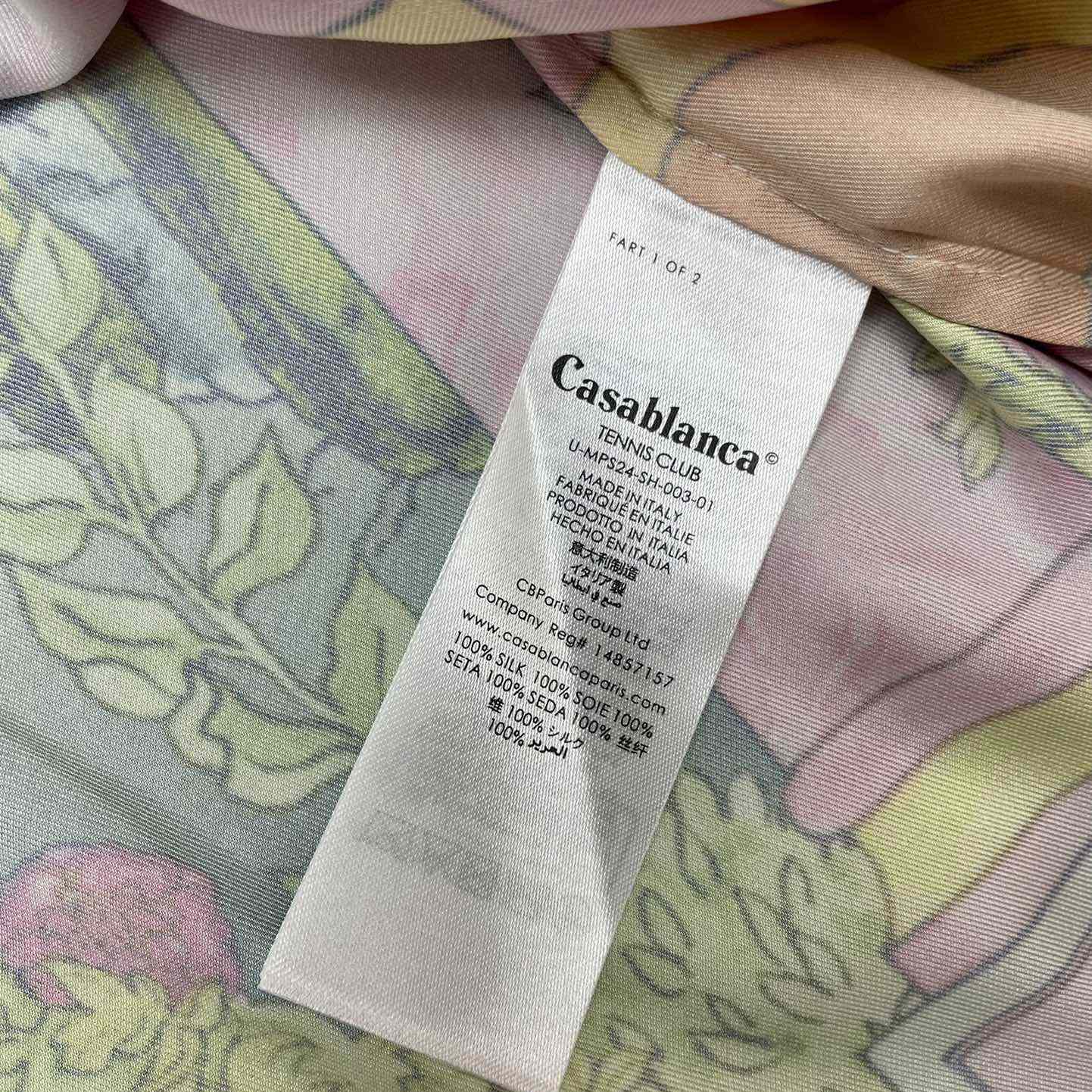 Casablanca - Le Jardin Ideal-print shirt      CA3496 - FashionPlug