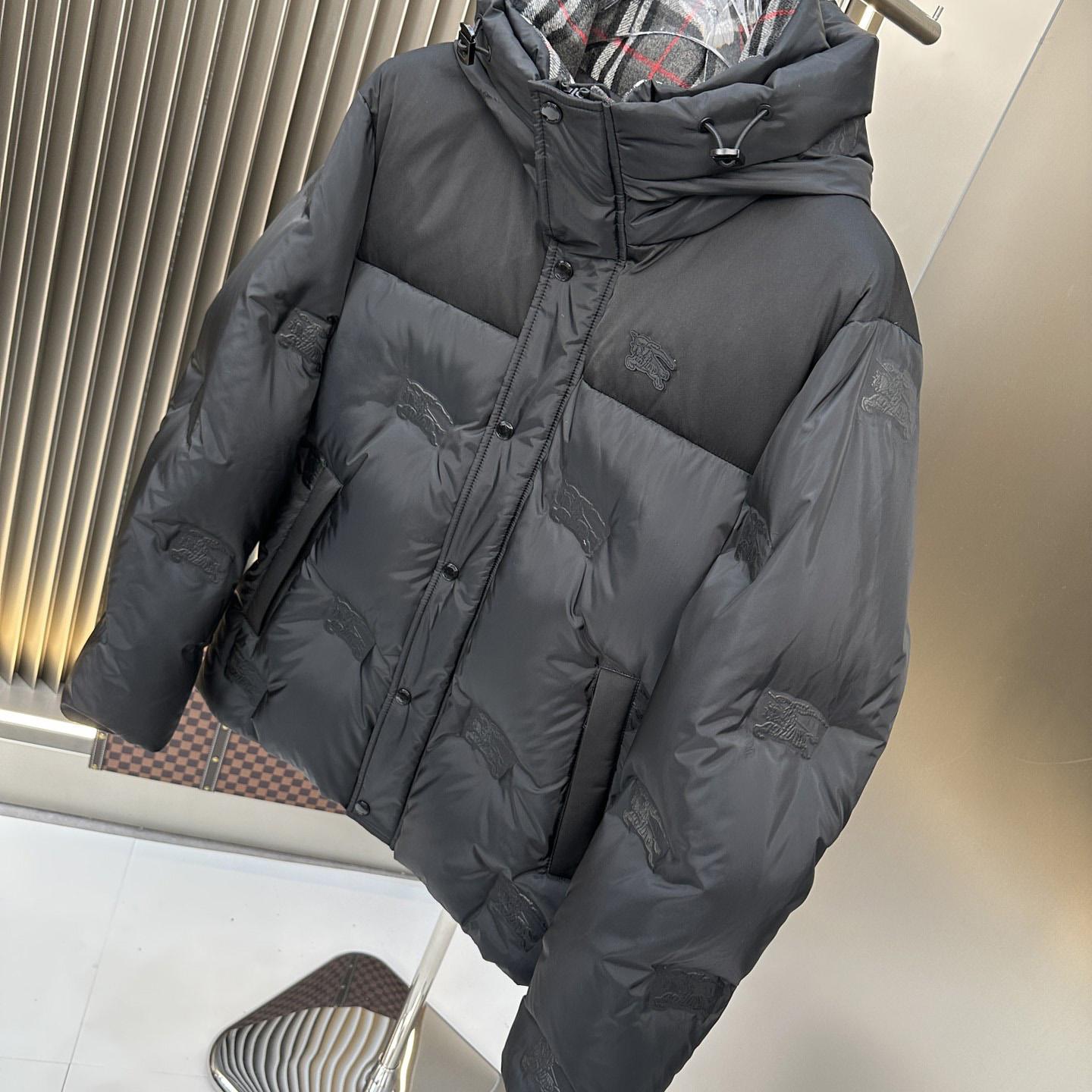 Burberry Black Down Jacket - FashionPlug