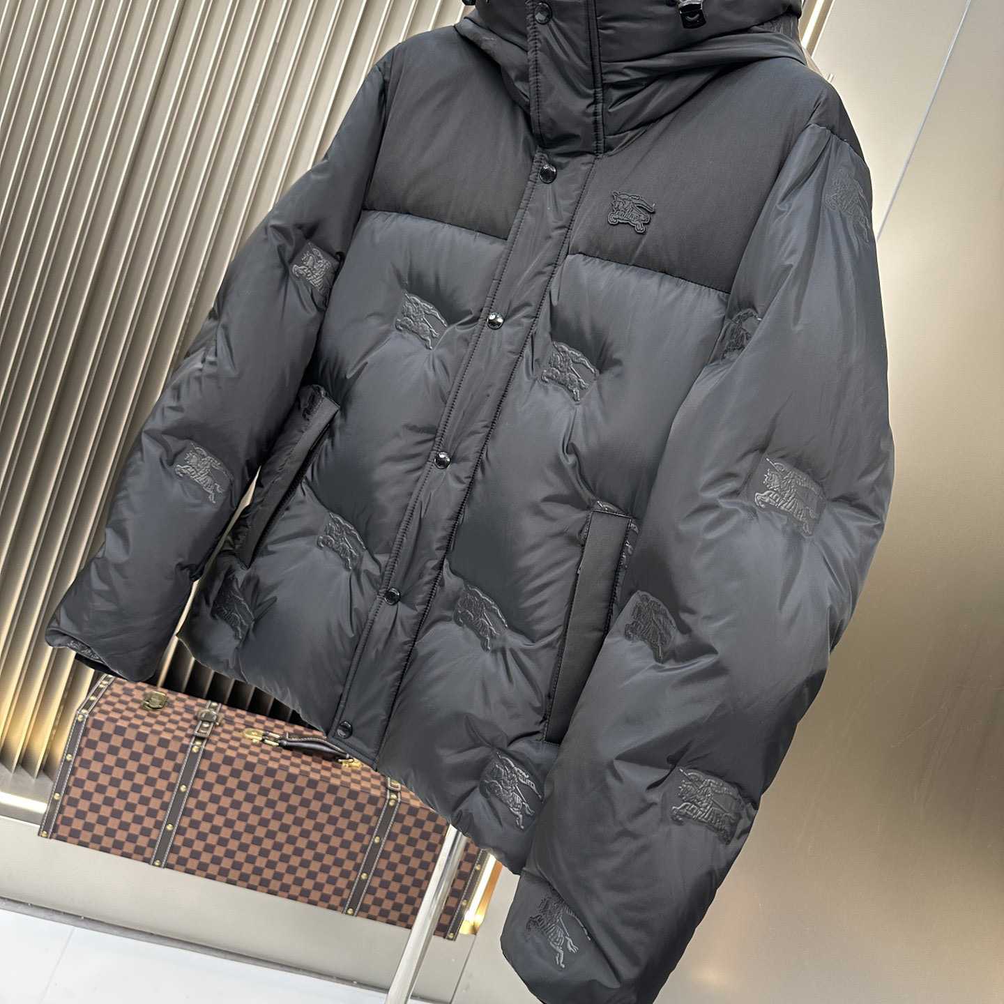 Burberry Black Down Jacket - FashionPlug